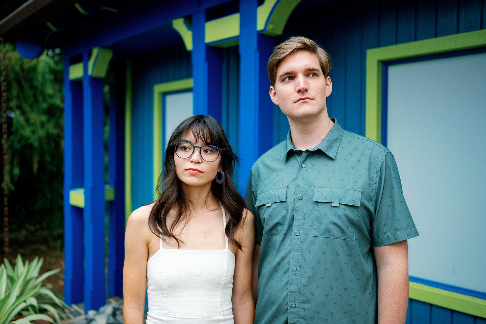 Ngara and Lucian posing for their album cover