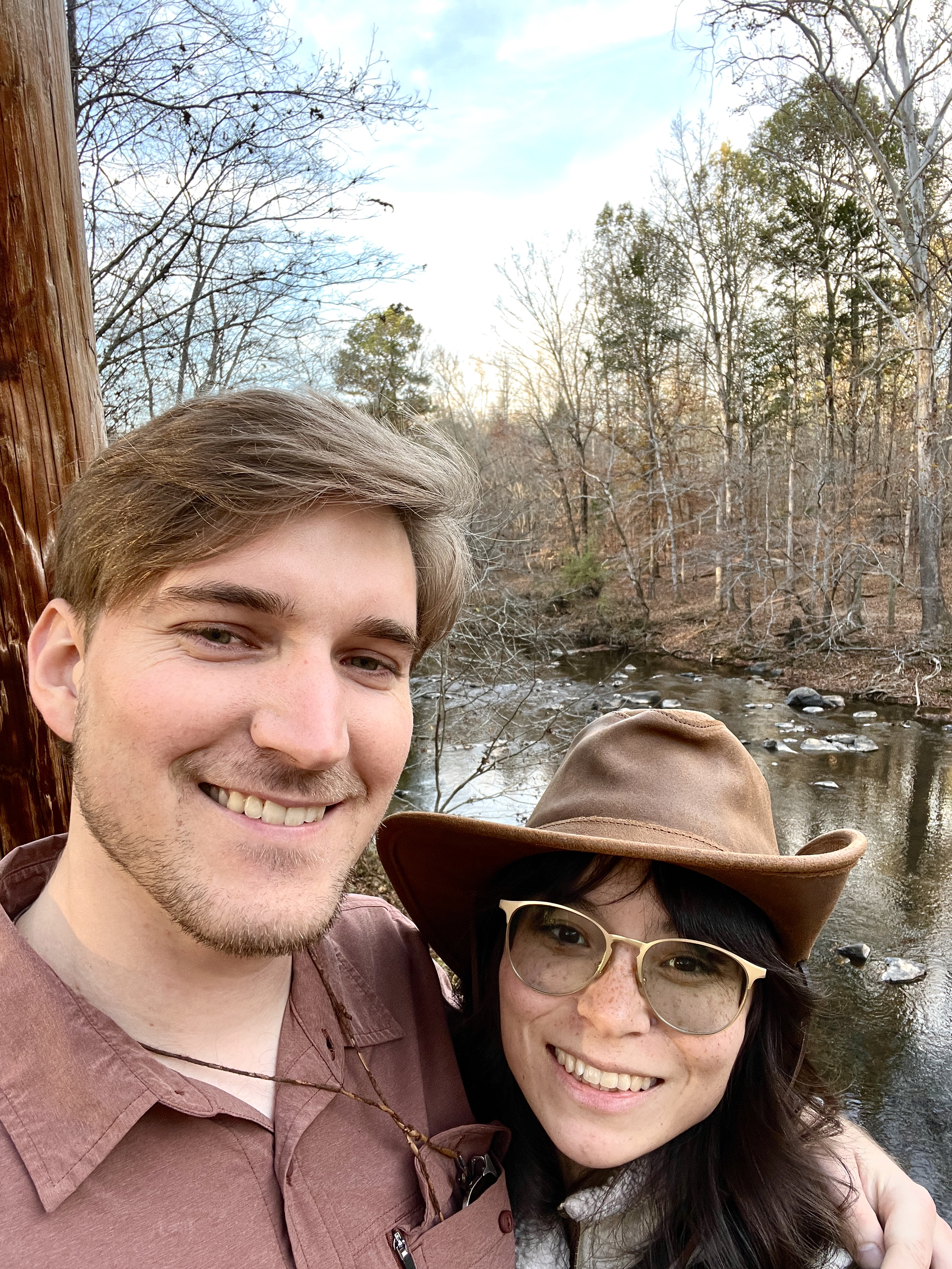 lucian and ngara exploring the eno